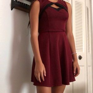 Burgundy Dress